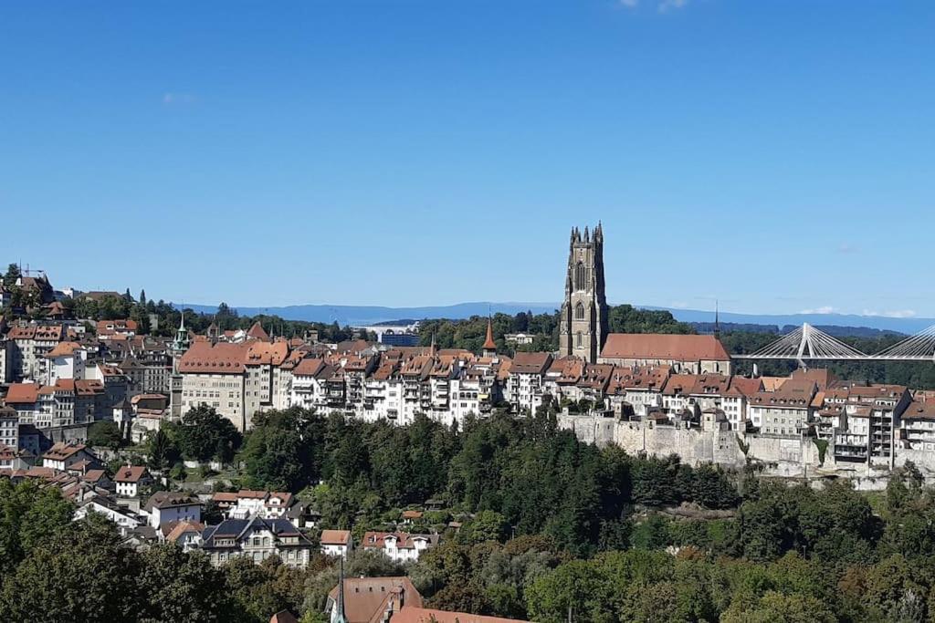 Proche De La Cathedrale, Logement Fribourg Exteriör bild